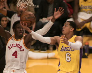 Jordan Clarkson is one of the top 10 Lakers players to wear No, 6